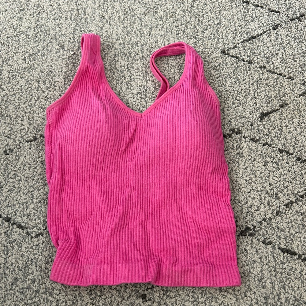 Pink crop top